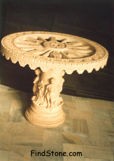 Pink Sandstone - Coffee Table Base